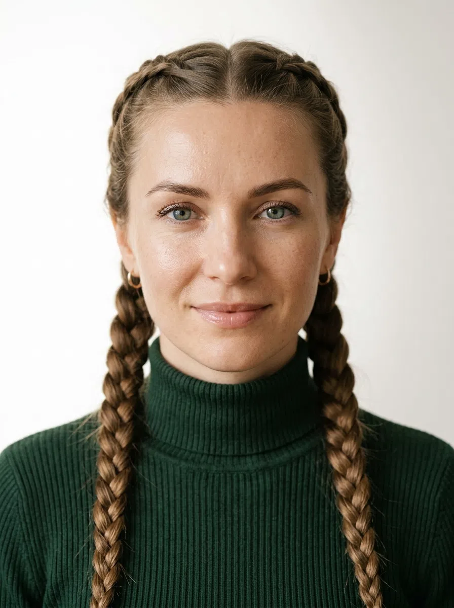 Две голландские косы