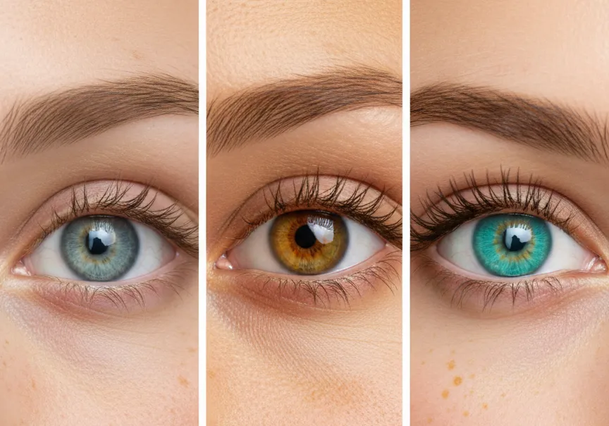 Глаза цветотипа Весна