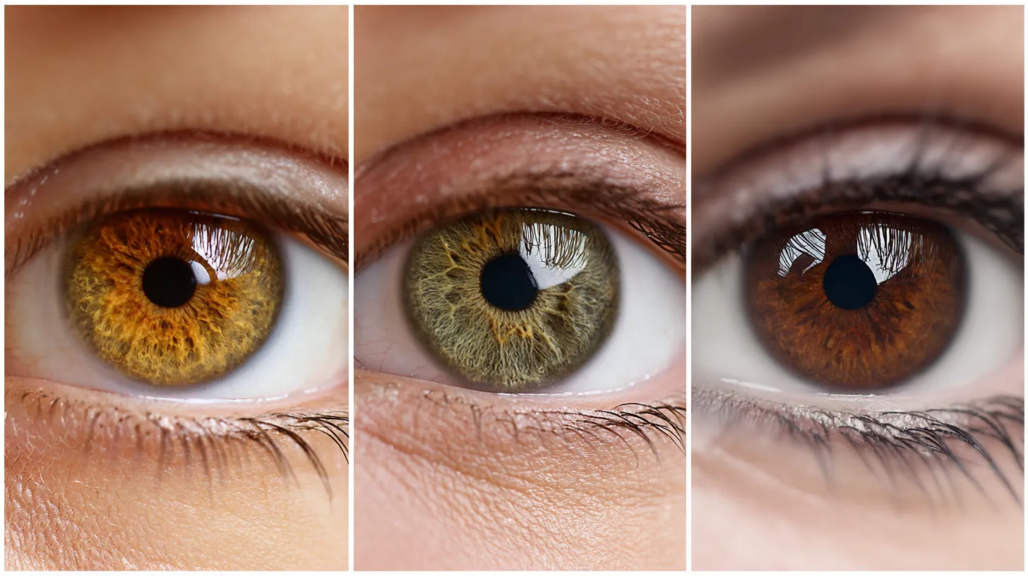 Глаза цветотипа Осень