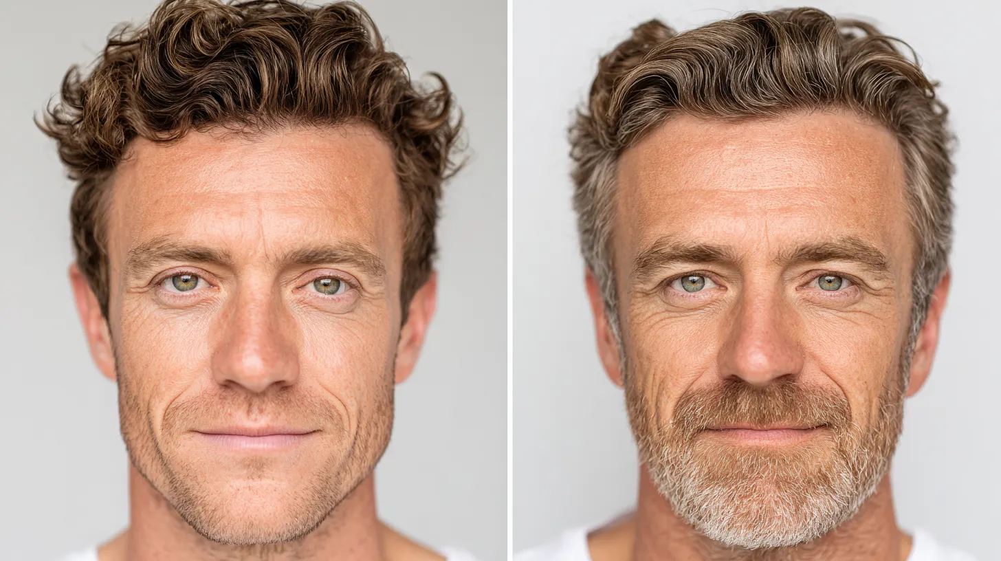 Волосы цветотипа Осень - пример 1