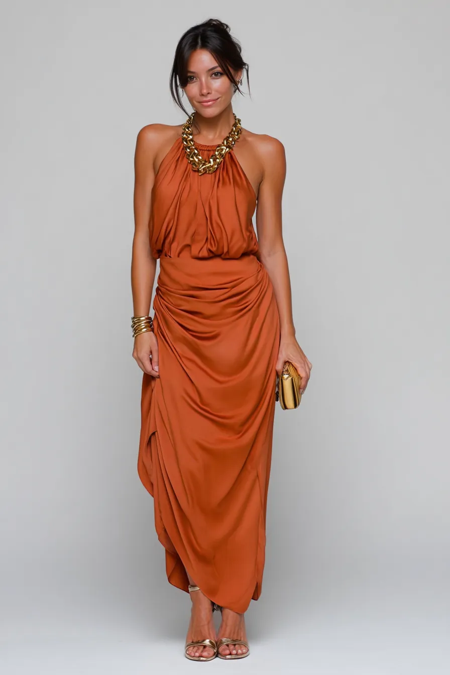 Вечерний образ для цветотипа Осень