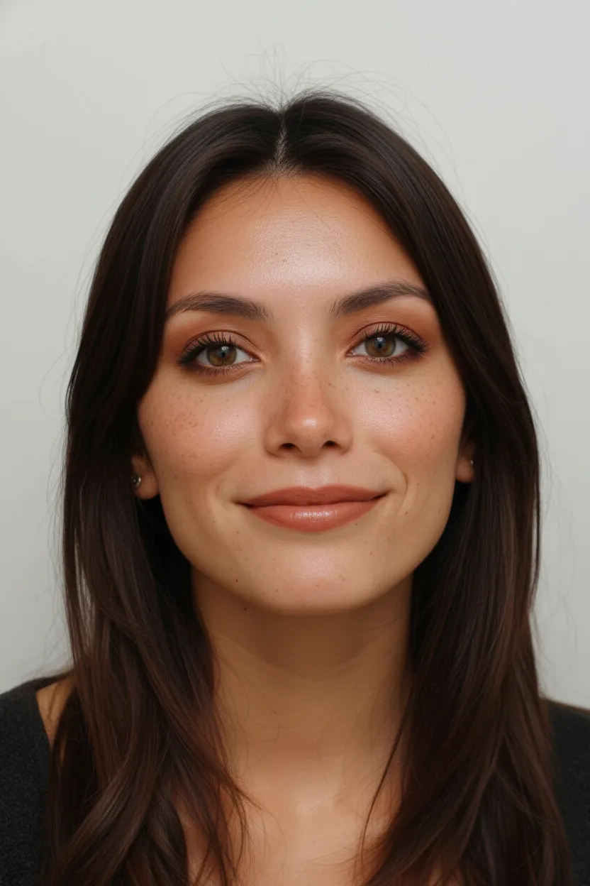 Дневной офисный макияж для цветотипа Осень