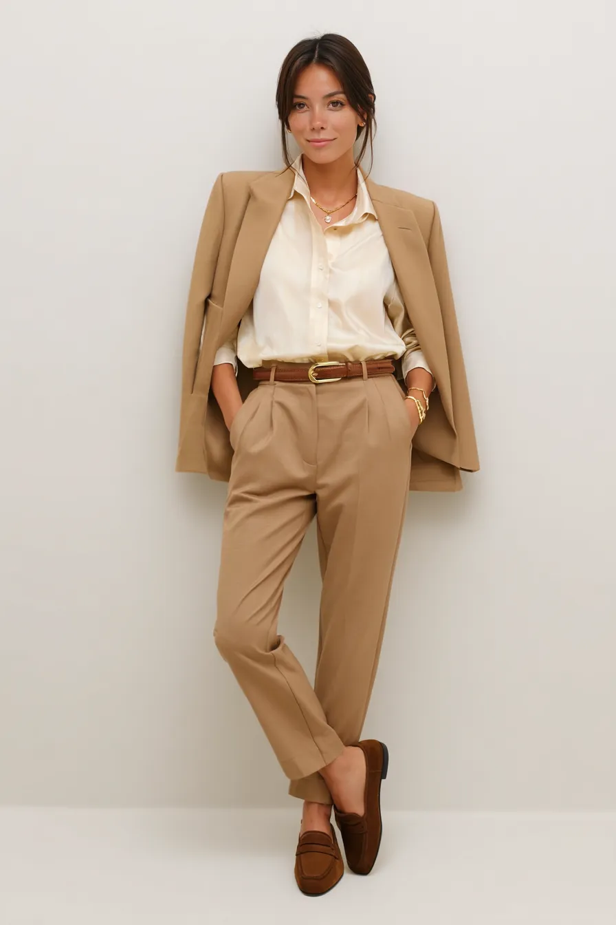 Верблюжьи брюки для цветотипа Осень