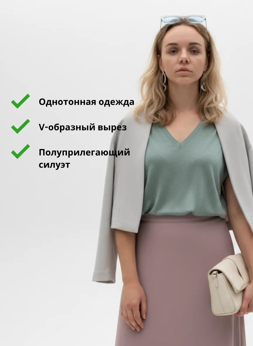 Подборка одежды по цветотипу - пример 1