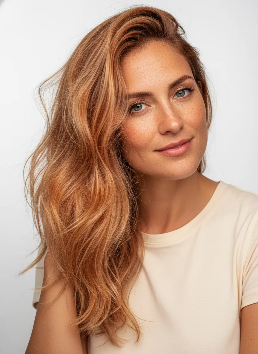 Волосы цветотипа Весна, 2