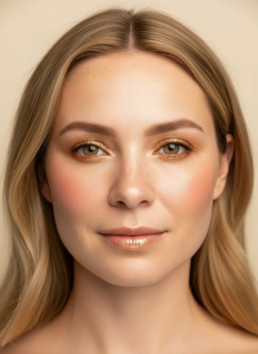 Свежий макияж для прогулки для цветотипа Весна