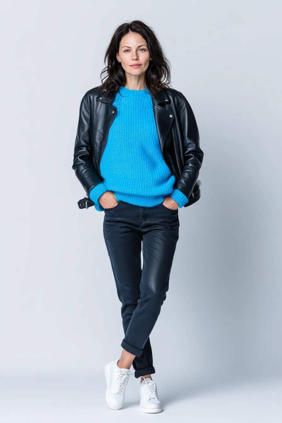 Повседневный образ для цветотипа Зима