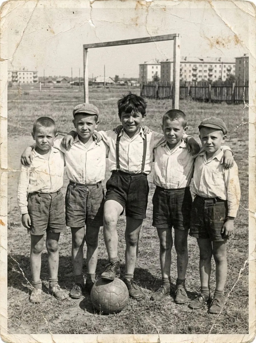 Дедушка-футболист